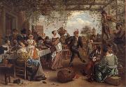 Jan Steen The Dancing couple painting